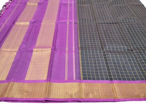 Arni Silk Saree with Thread work 620 Cms SABT